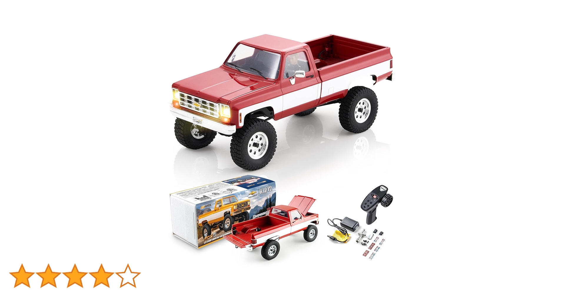 FMS シボレー K10 ピックアップトラック1/18 ラジコン レア Amazon.com: BEEZRC FMS 1/18 RC Crawler FCX18 Chevy K10 RC